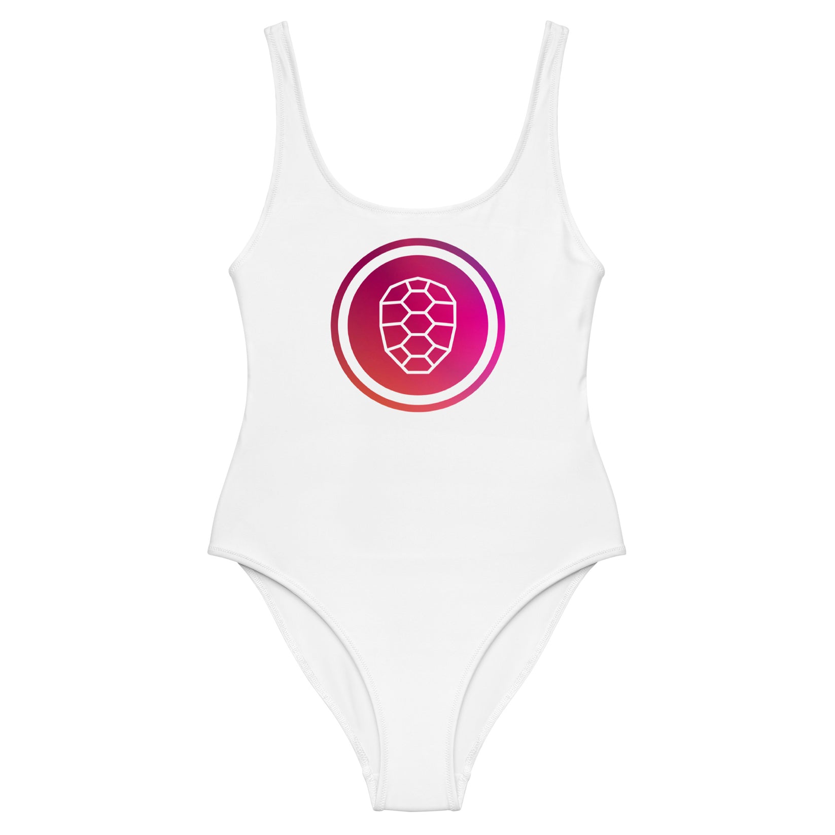 One-Piece Swimsuit in White - ONETURTLE
