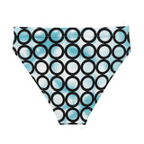 Recycled High-Waisted Bikini Bottom in Flower - ONETURTLE