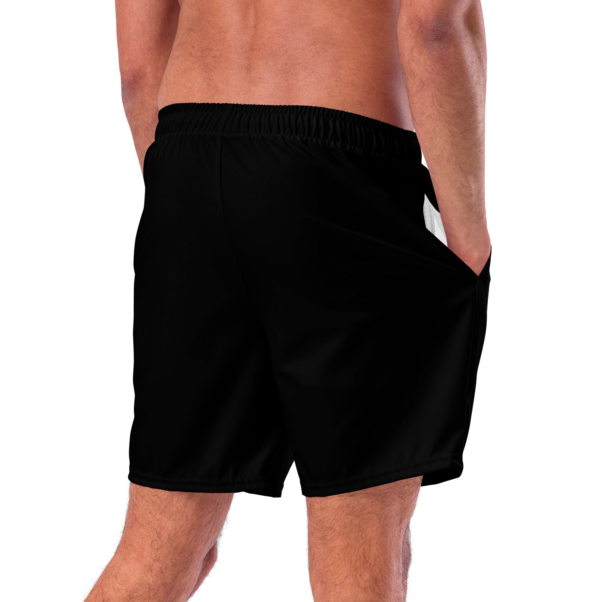 Recycled Swim Short in Black - ONETURTLE