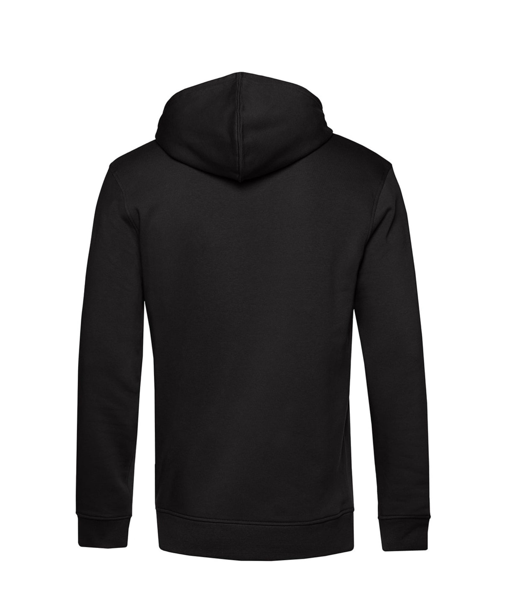 Organic Hoodie in Black — back