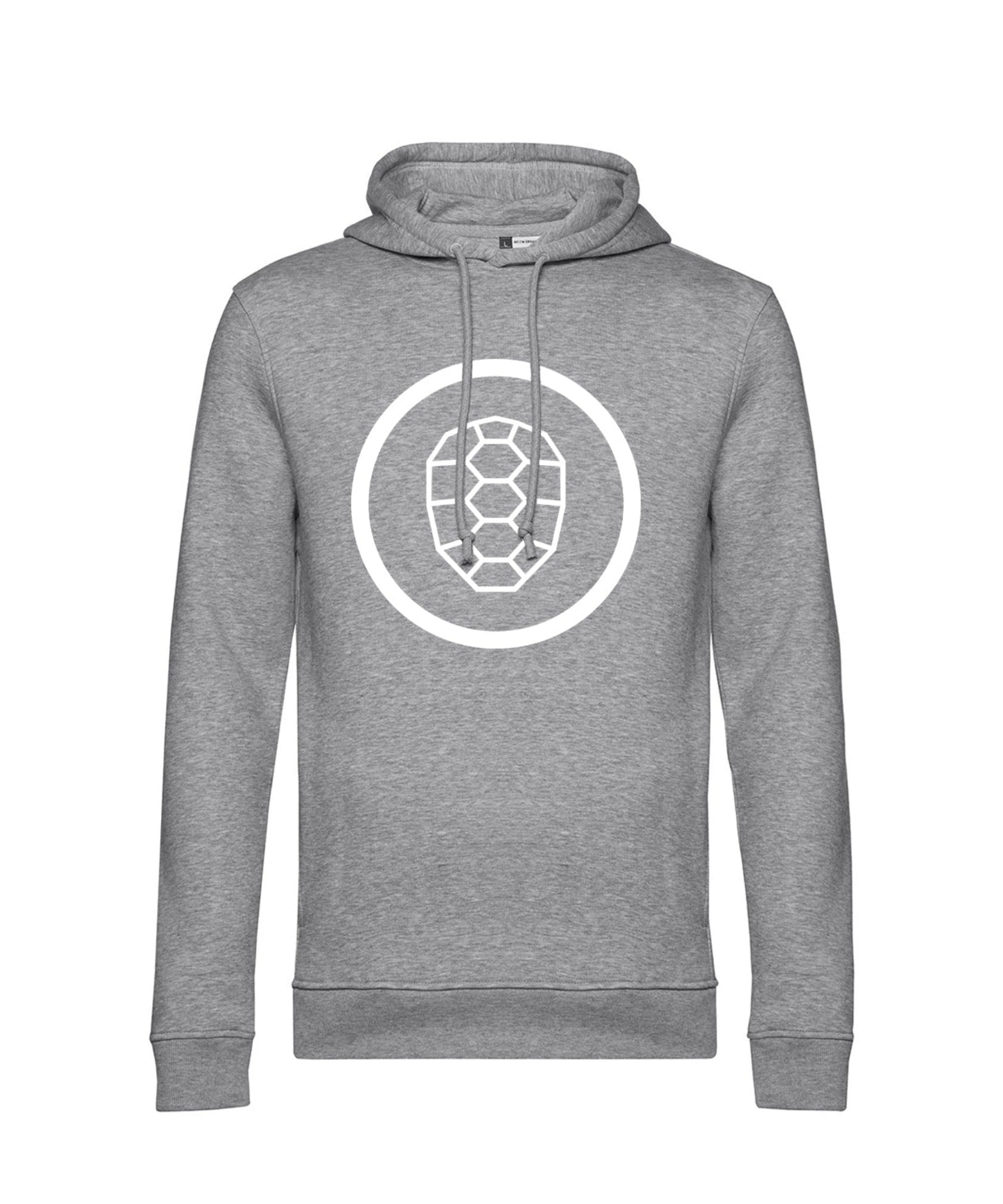 Organic Hoodie in Heather Grey