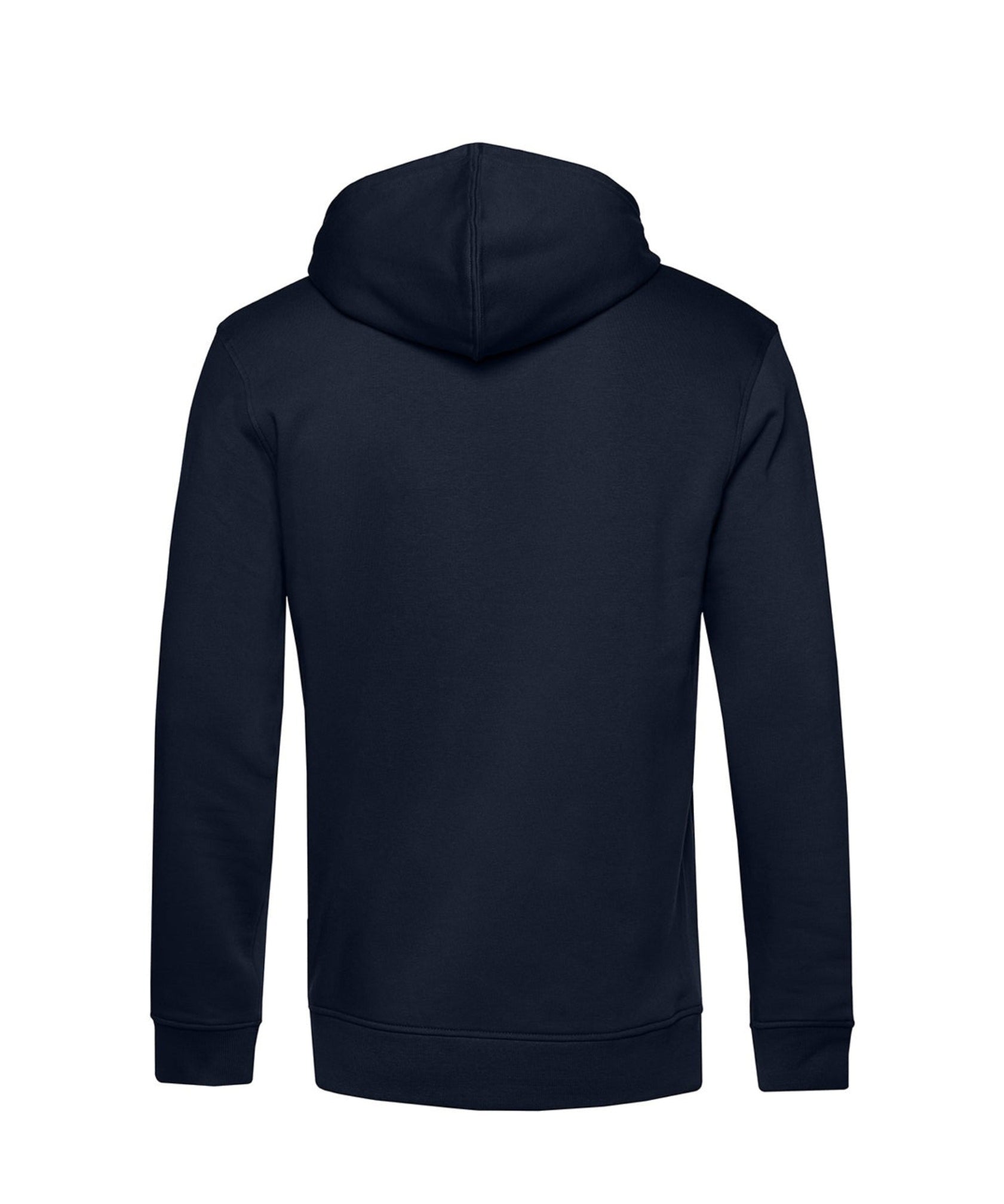 Organic Hoodie in Navy — back