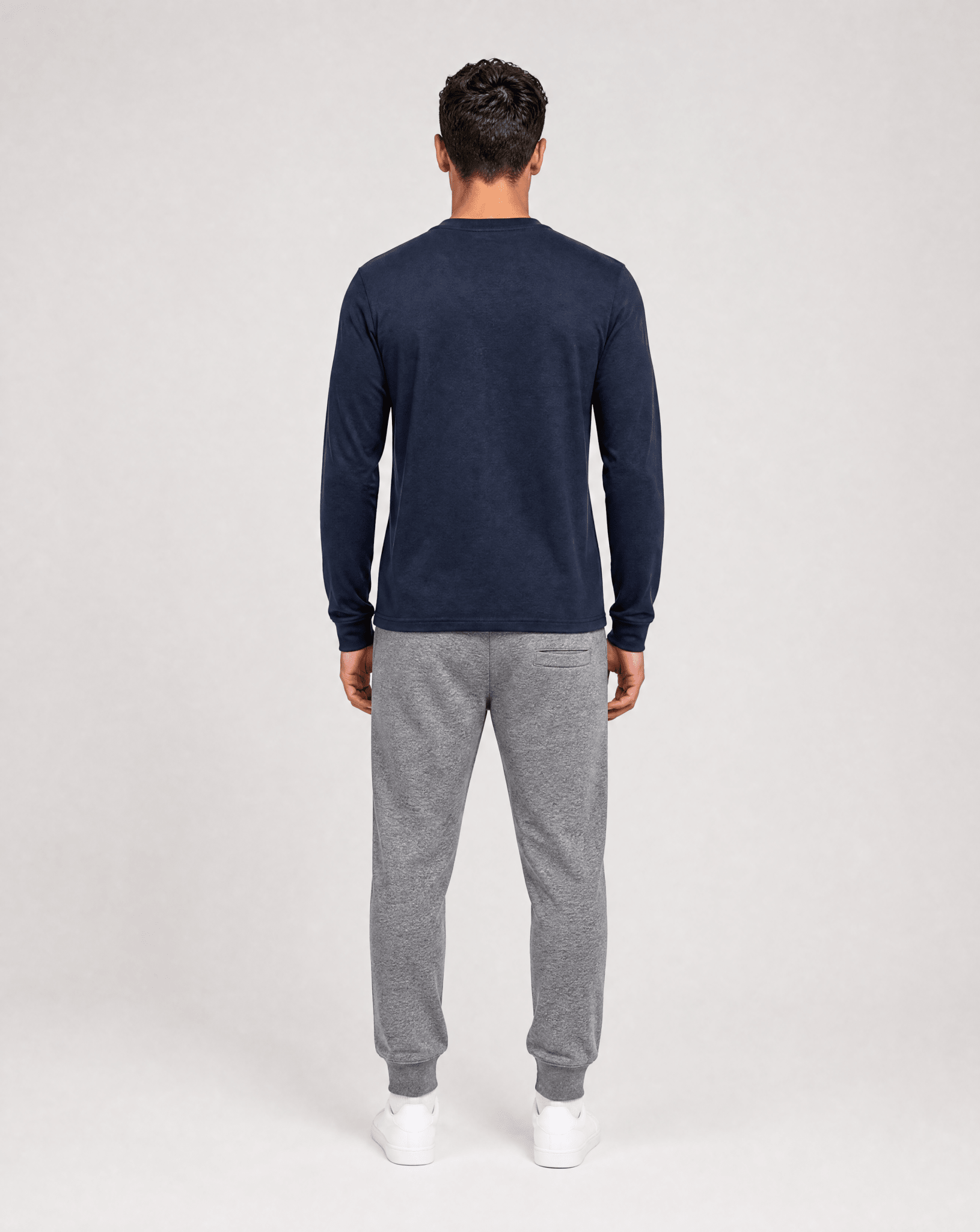 Long Sleeve T-shirt in Heather Grey - ONETURTLE
