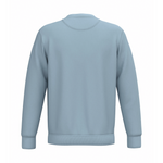 PlanetAir sweatshirt in aquamarine, back view
