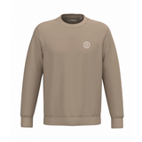 PlanetAir sweatshirt in wet sand, front view with ONETURTLE chest logo