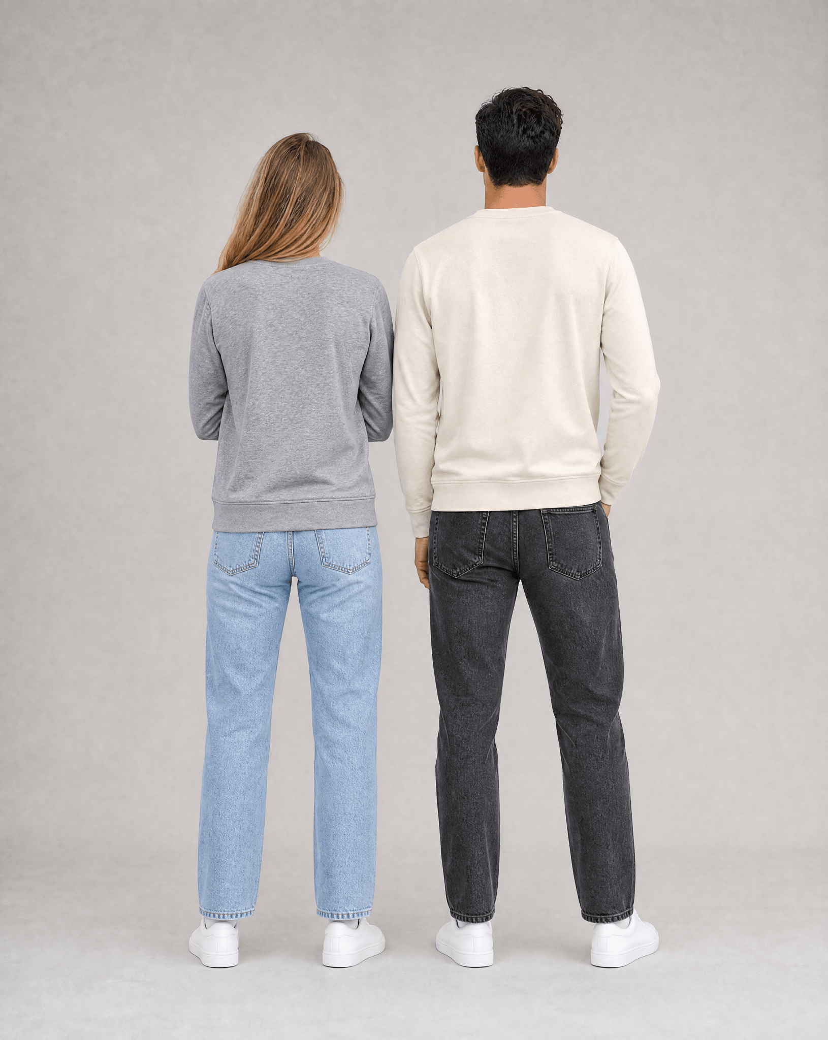 Organic Sweatshirt in Heather Grey - ONETURTLE