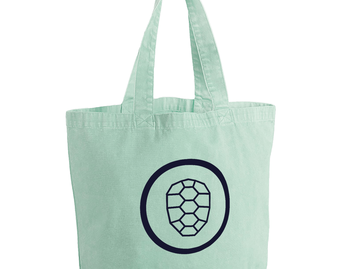Shopper in Vintage Aqua - ONETURTLE