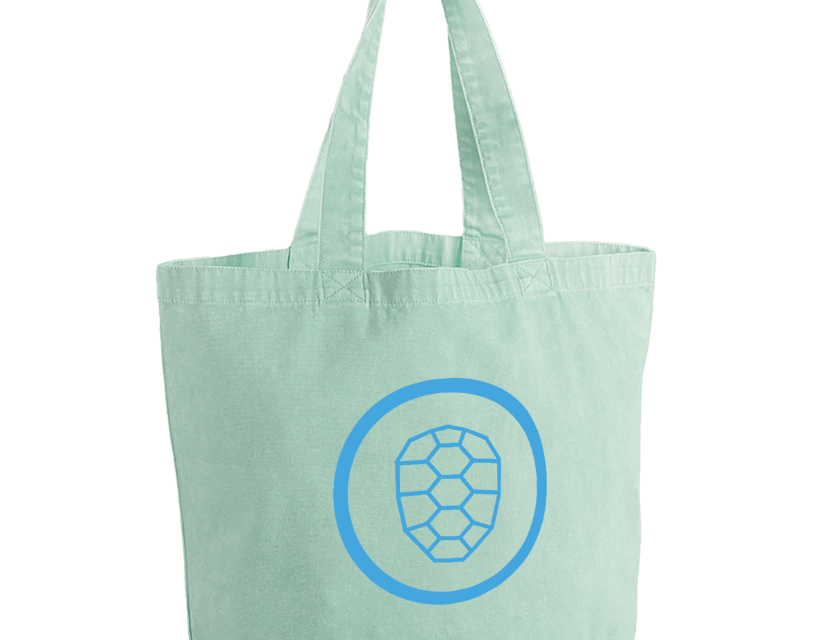 Shopper in Vintage Aqua - ONETURTLE