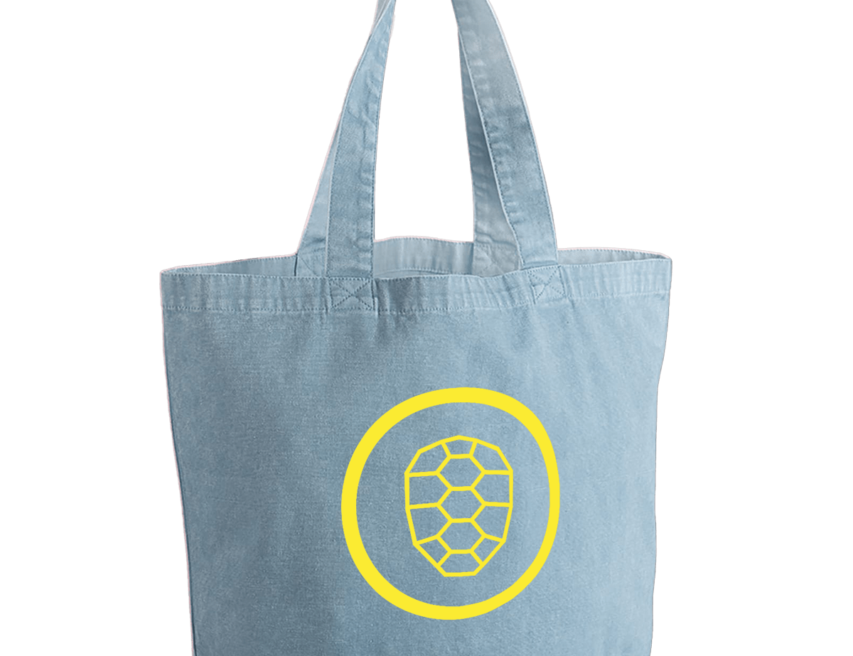 Shopper in Vintage Light Blue - ONETURTLE