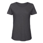 Slub T-shirt Women in Anthracite - ONETURTLE