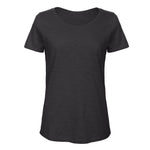 Slub T-shirt Women in Black - ONETURTLE