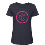Slub T-shirt Women in Navy - ONETURTLE
