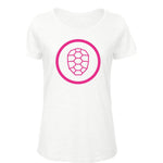 Slub T-shirt Women in White - ONETURTLE