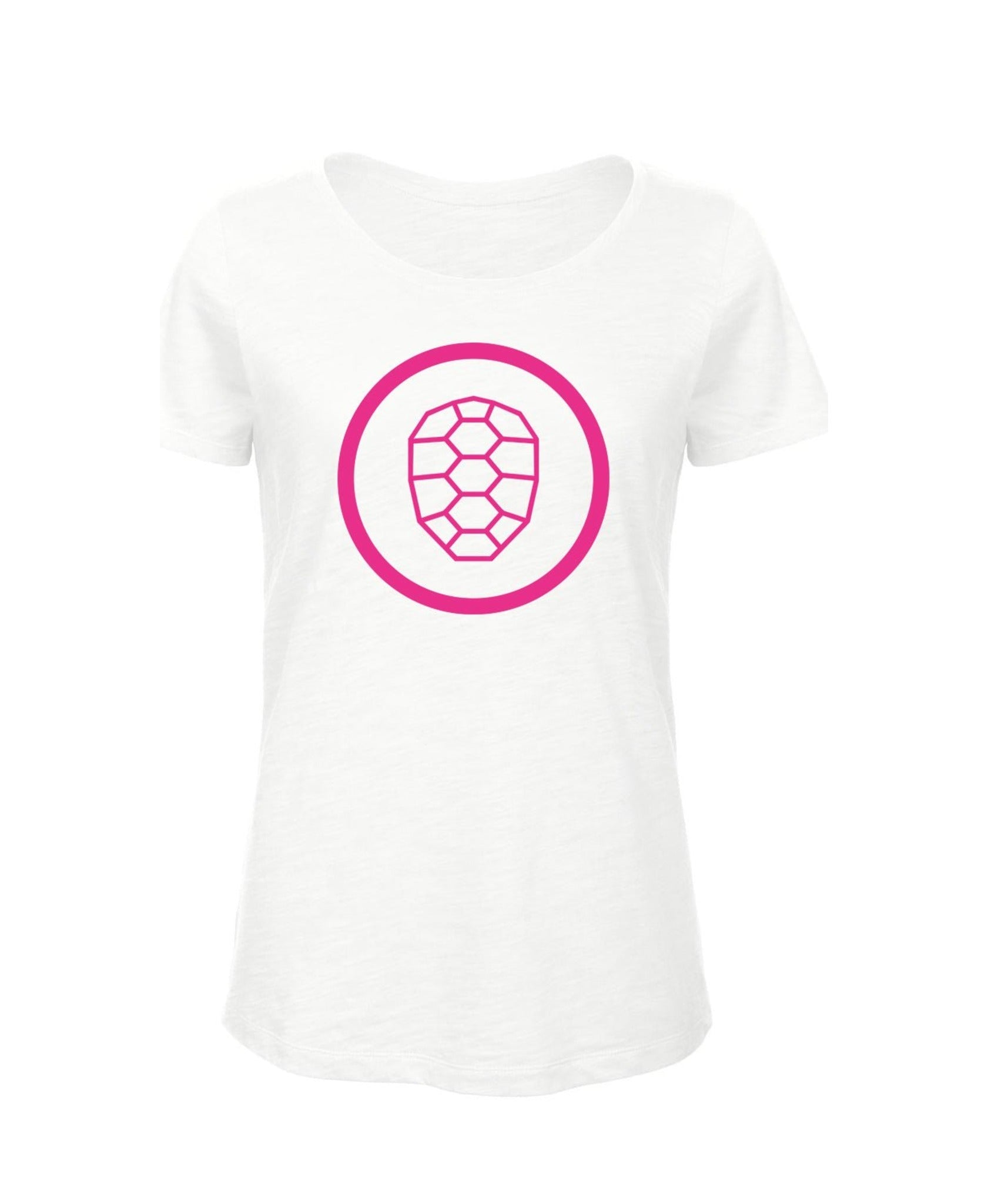 Slub T-shirt Women in White - ONETURTLE