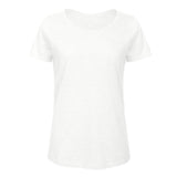 Slub T-shirt Women in White - ONETURTLE