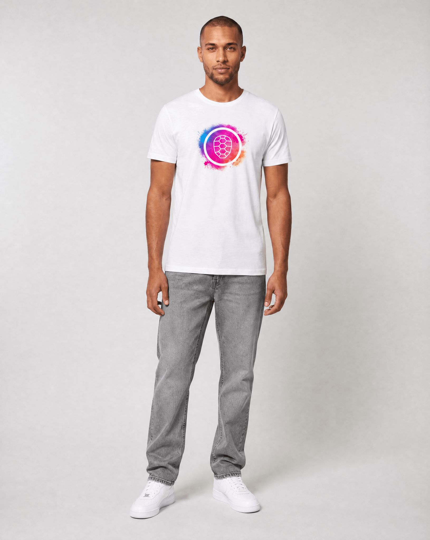 Street Art T-shirt in White - ONETURTLE