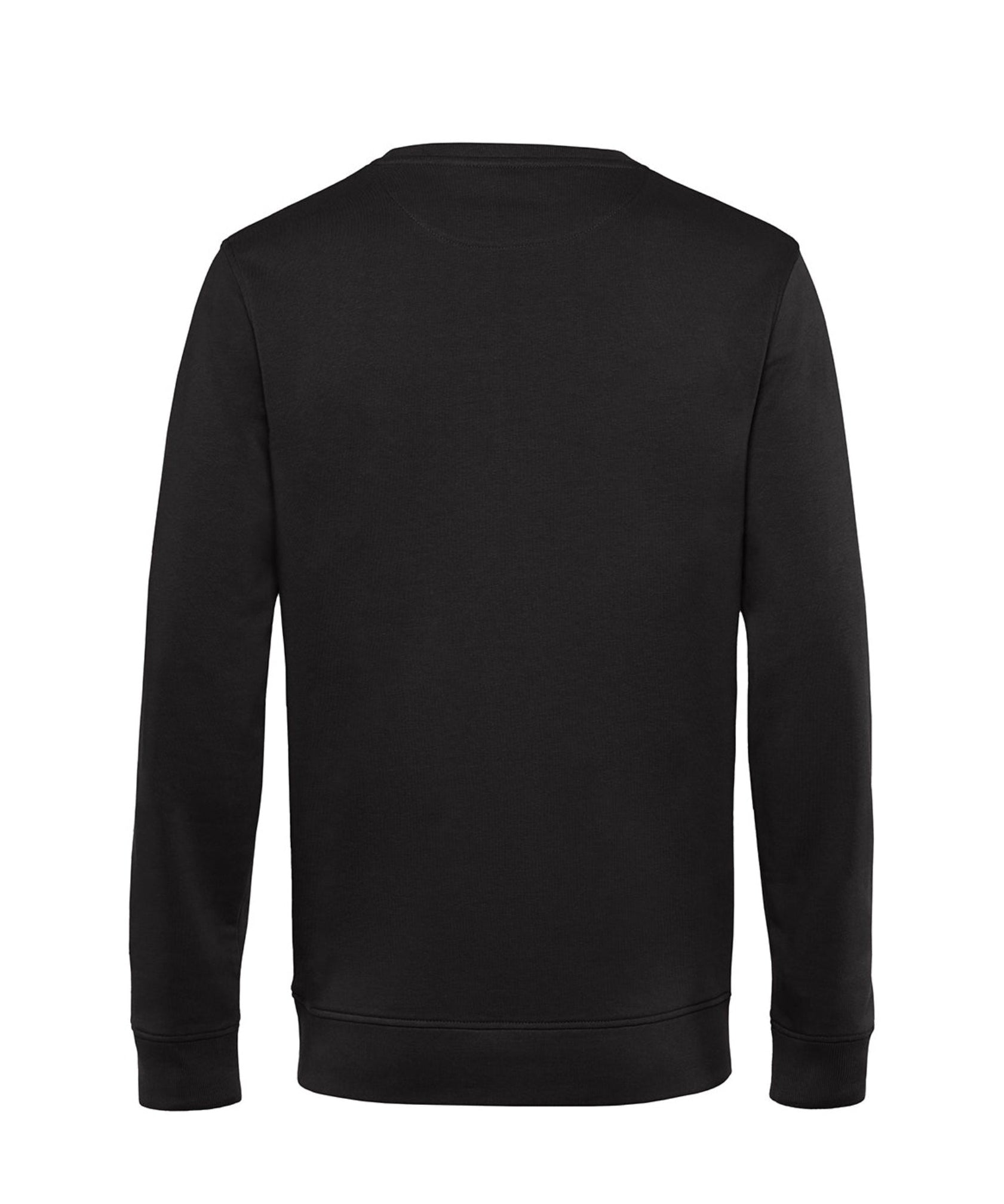 Organic Sweatshirt in Black — back