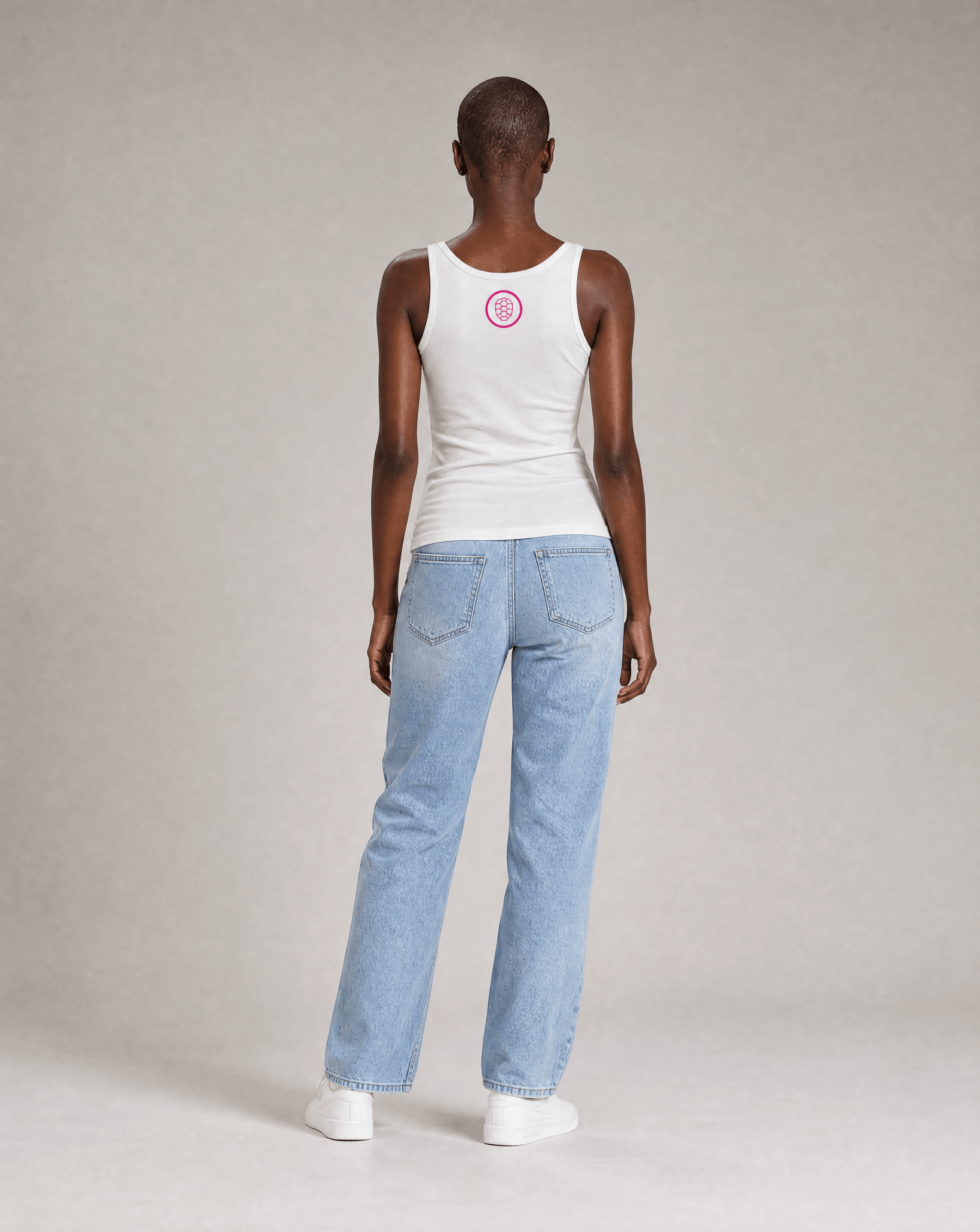 Tank Top in White - ONETURTLE