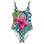 One-Piece Swimsuit in Flower - ONETURTLE