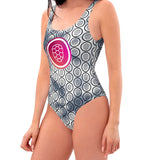 One-Piece Swimsuit in Grey Tie Dye - ONETURTLE
