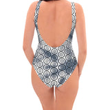 One-Piece Swimsuit in Grey Tie Dye - ONETURTLE