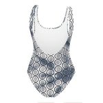 One-Piece Swimsuit in Grey Tie Dye - ONETURTLE