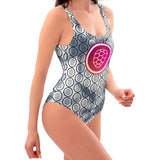 One-Piece Swimsuit in Grey Tie Dye - ONETURTLE