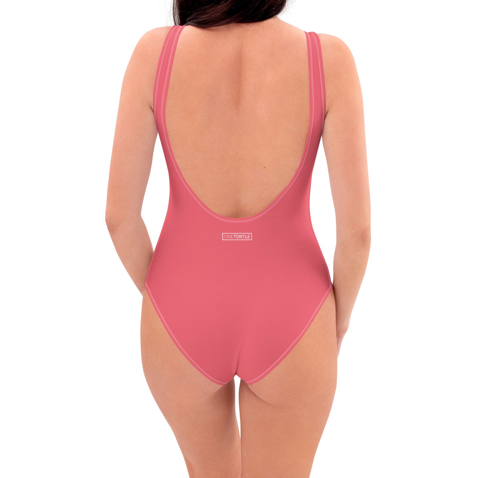 One-Piece Swimsuit in Pink - ONETURTLE