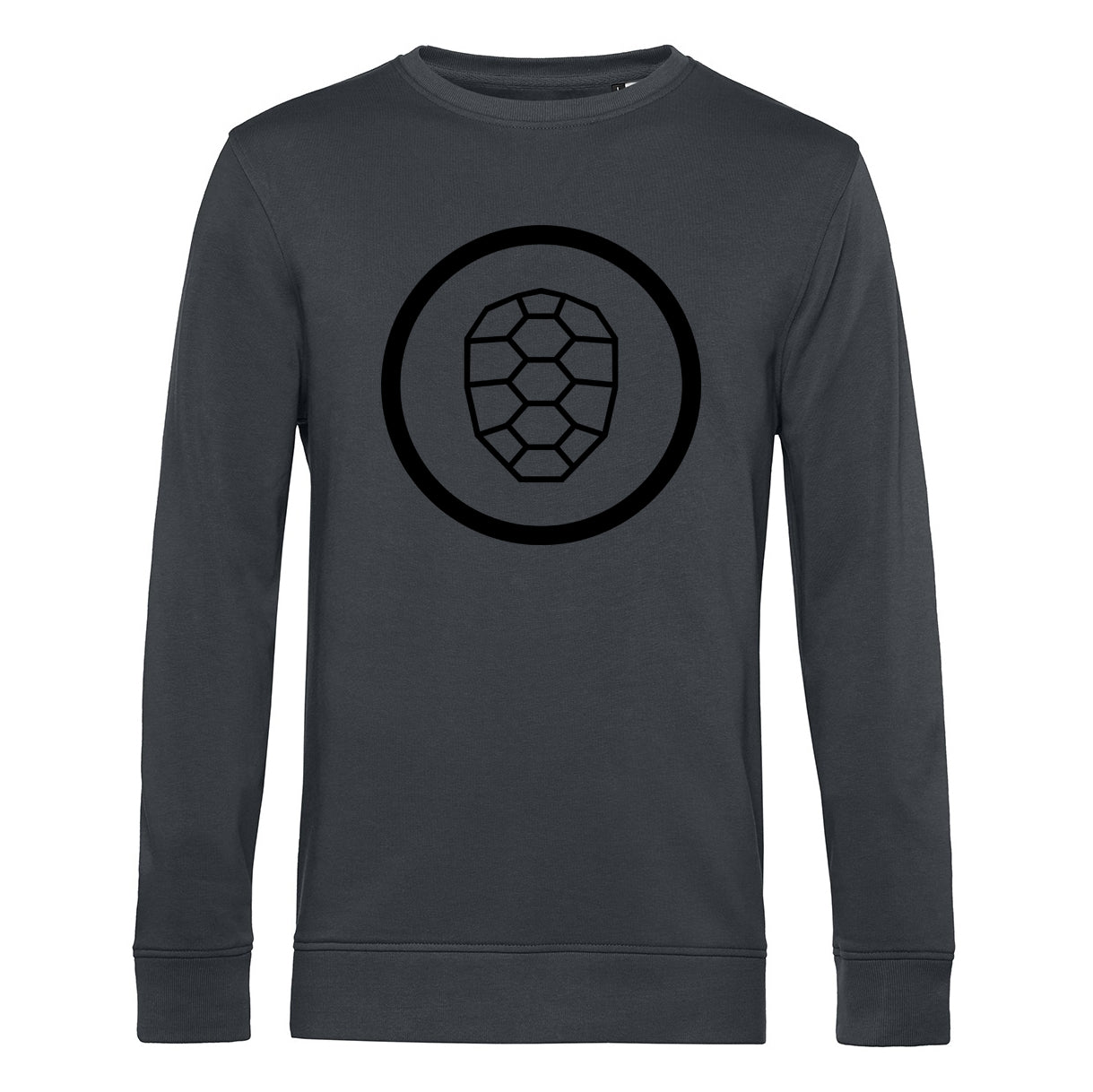 Organic Sweatshirt in Asphalt - ONETURTLE