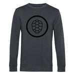 Organic Sweatshirt in Asphalt - ONETURTLE