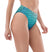 Recycled High-Waisted Bikini Bottom in Gradient Blue - ONETURTLE