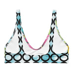 Recycled Padded Bikini Top in Flower - ONETURTLE