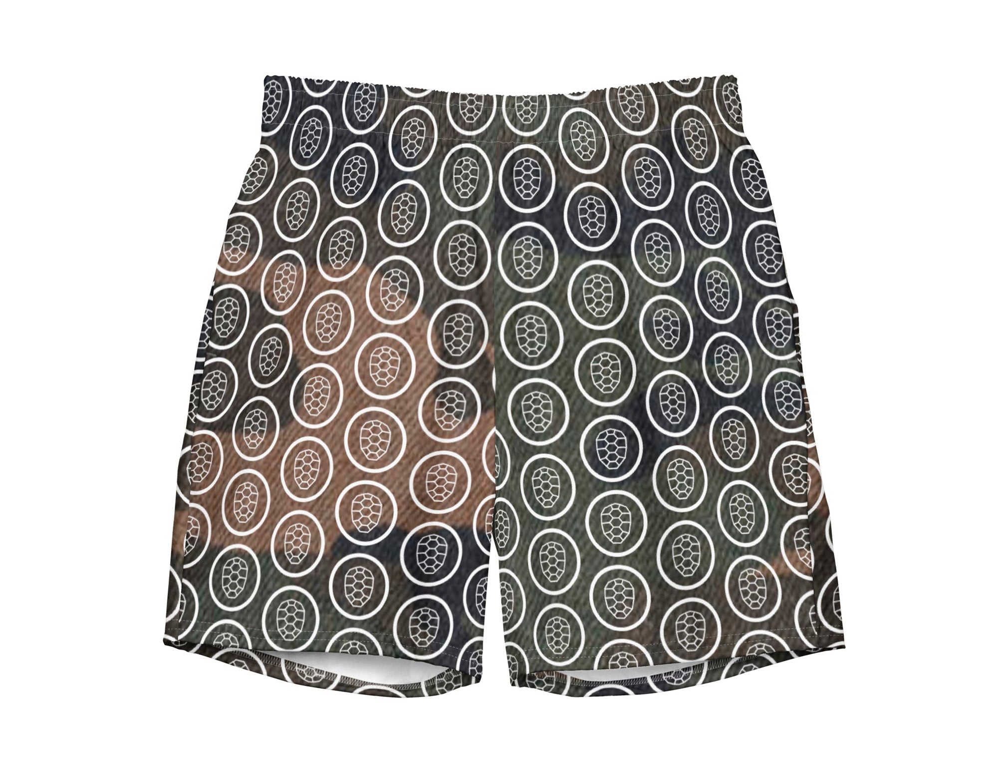 Recycled Swim Short in Camo - ONETURTLE