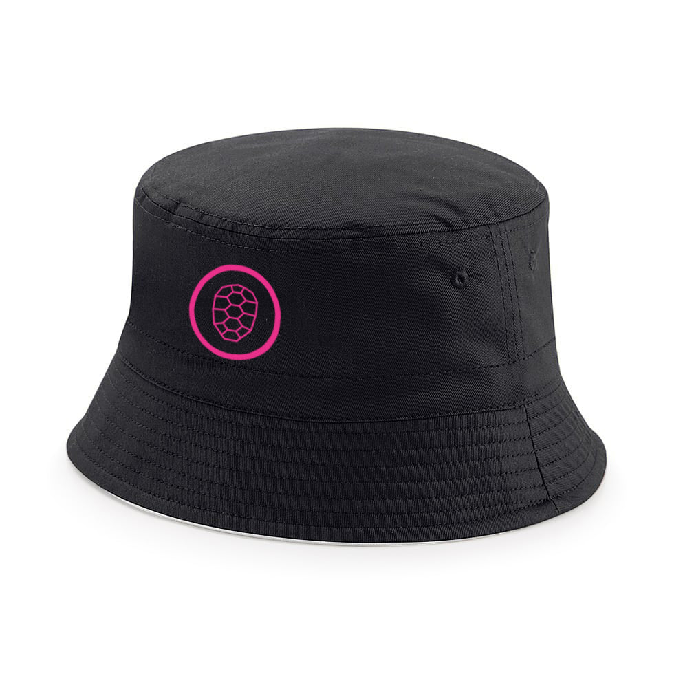 Reversible Bucket Hat in Black - ONETURTLE