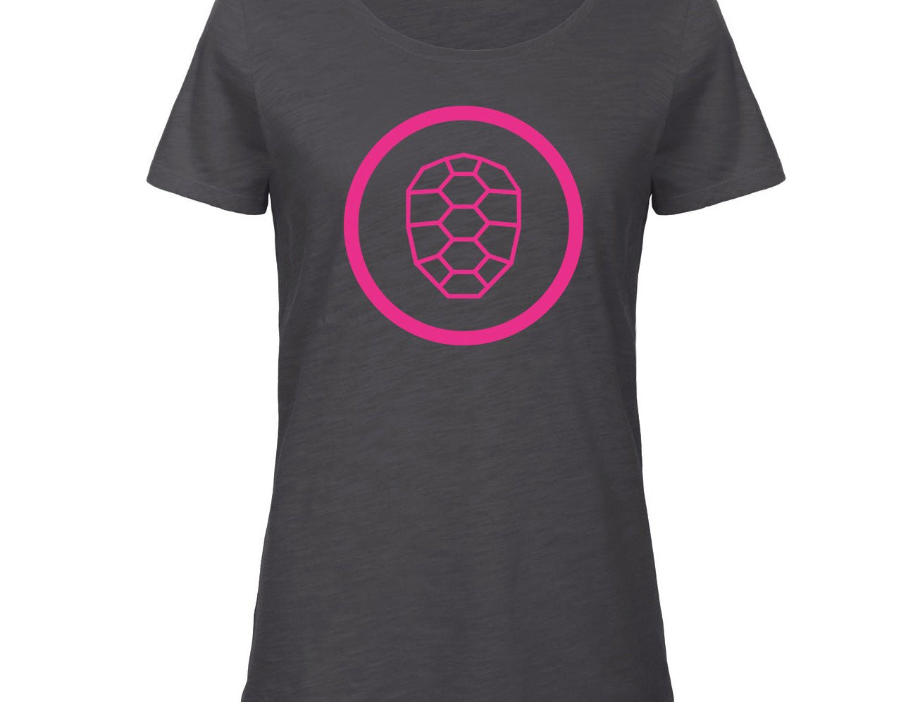 Slub T-shirt Women in Anthracite - ONETURTLE