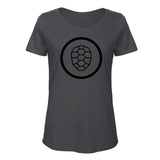 Slub T-shirt Women in Anthracite - ONETURTLE