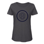 Slub T-shirt Women in Anthracite - ONETURTLE