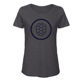 Slub T-shirt Women in Anthracite - ONETURTLE