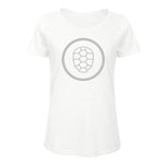 Slub T-shirt Women in White - ONETURTLE