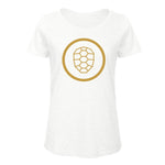 Slub T-shirt Women in White - ONETURTLE