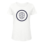 Slub T-shirt Women in White - ONETURTLE