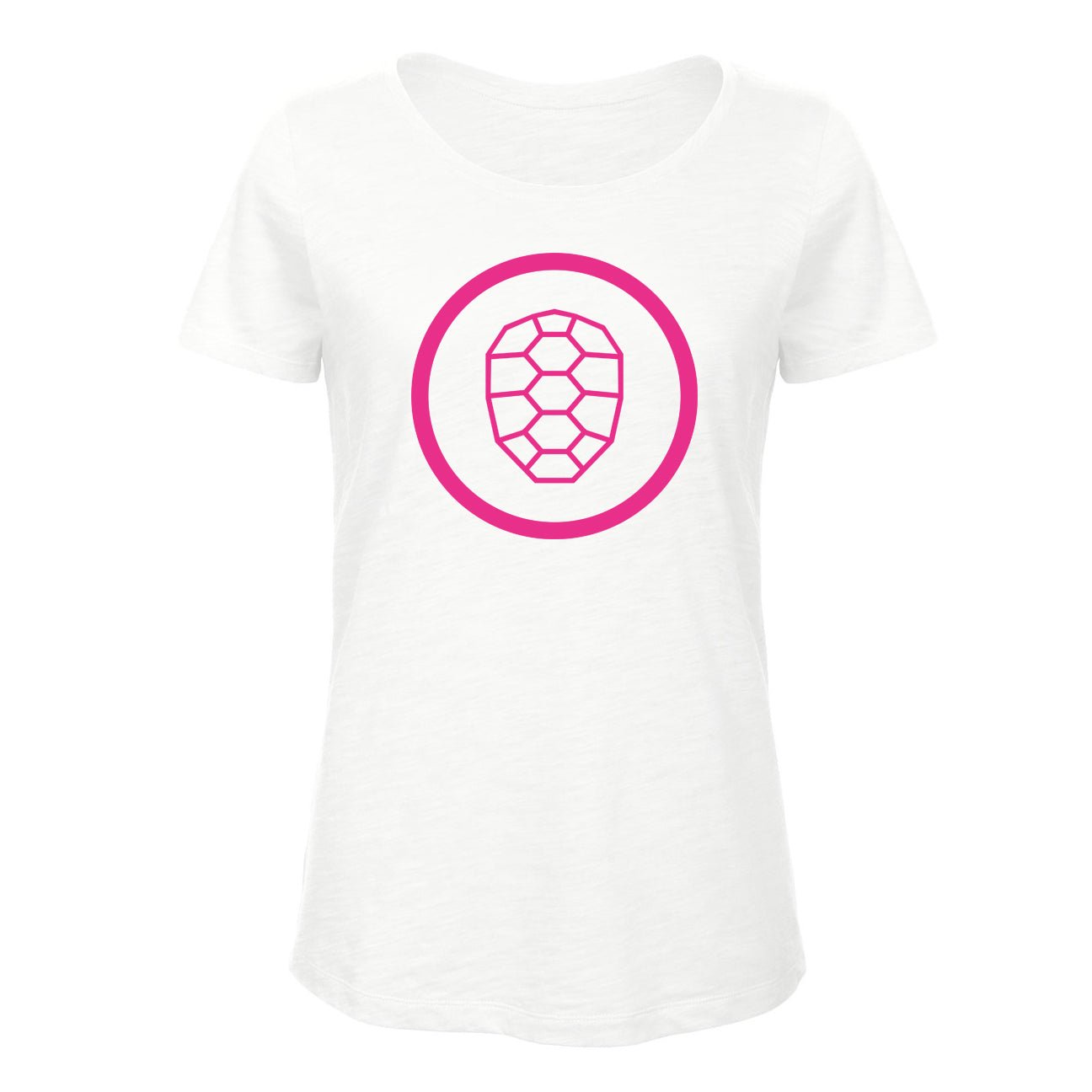 Slub T-shirt Women in White - ONETURTLE