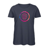 Street Art Logo T-shirt Women in Navy - ONETURTLE